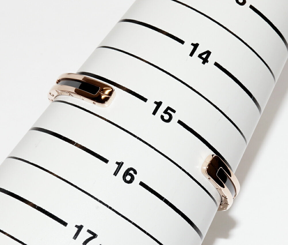 ブルガリ K18PG ステンレス B.zero1 ブレスレット サイズ15