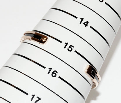 ブルガリ K18PG ステンレス B.zero1 ブレスレット サイズ15