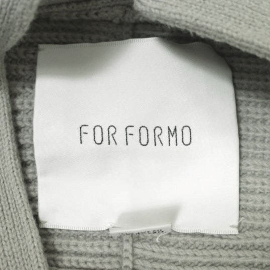 FORFORMO ニット カーディガン コットン ポリエステル 2way