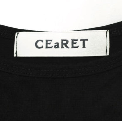 CEaRET コットン ロング スリーブ Tシャツ