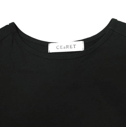 CEaRET コットン ロング スリーブ Tシャツ