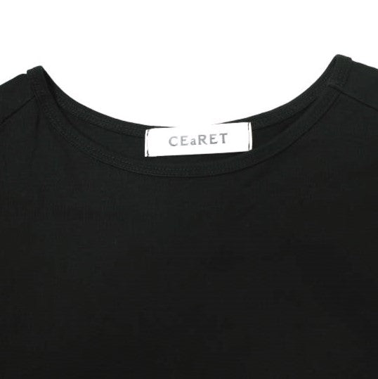 CEaRET コットン ロング スリーブ Tシャツ