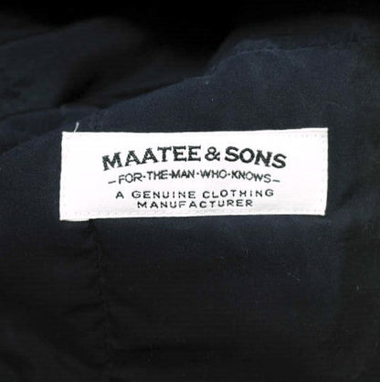 MAATEE＆SONS SILK QUILT HOODED COAT シルクコート