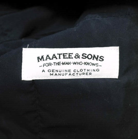 MAATEE＆SONS SILK QUILT HOODED COAT シルクコート