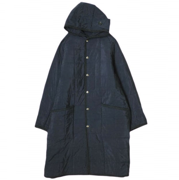 MAATEE＆SONS SILK QUILT HOODED COAT シルクコート