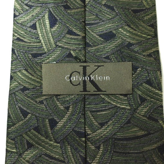 カルバン クライン オフィシャル ネーム シルク タイ