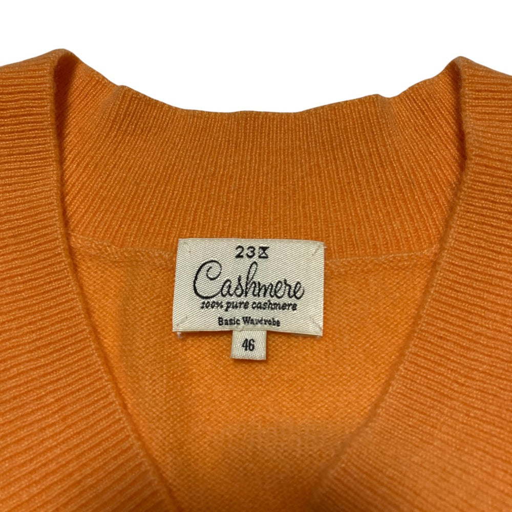 23区 カシミヤ Vネックニットセーター