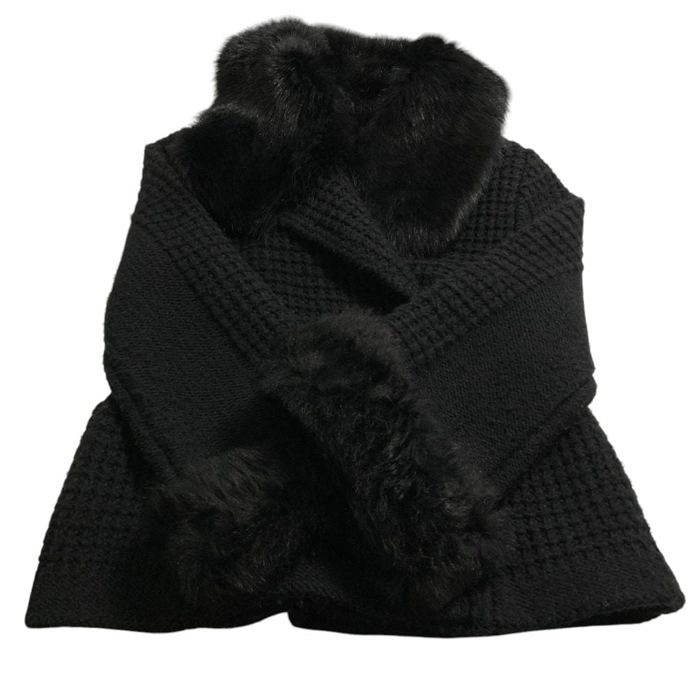 エポカ ムートンラムファーコンビダブルブレストニットジャケット