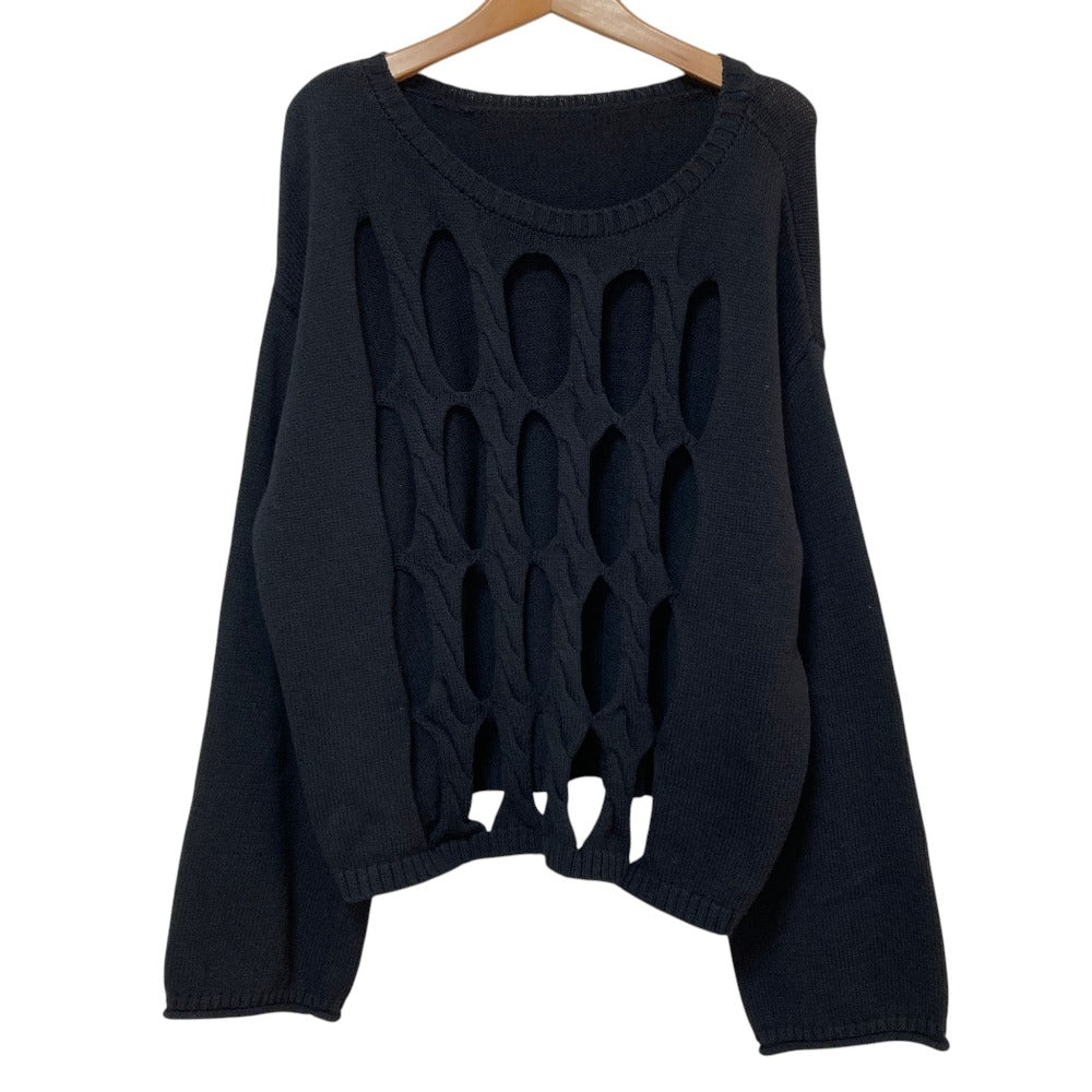 アメリ 2WAY HOLLY SHIRT SET CRACK KNIT トップス