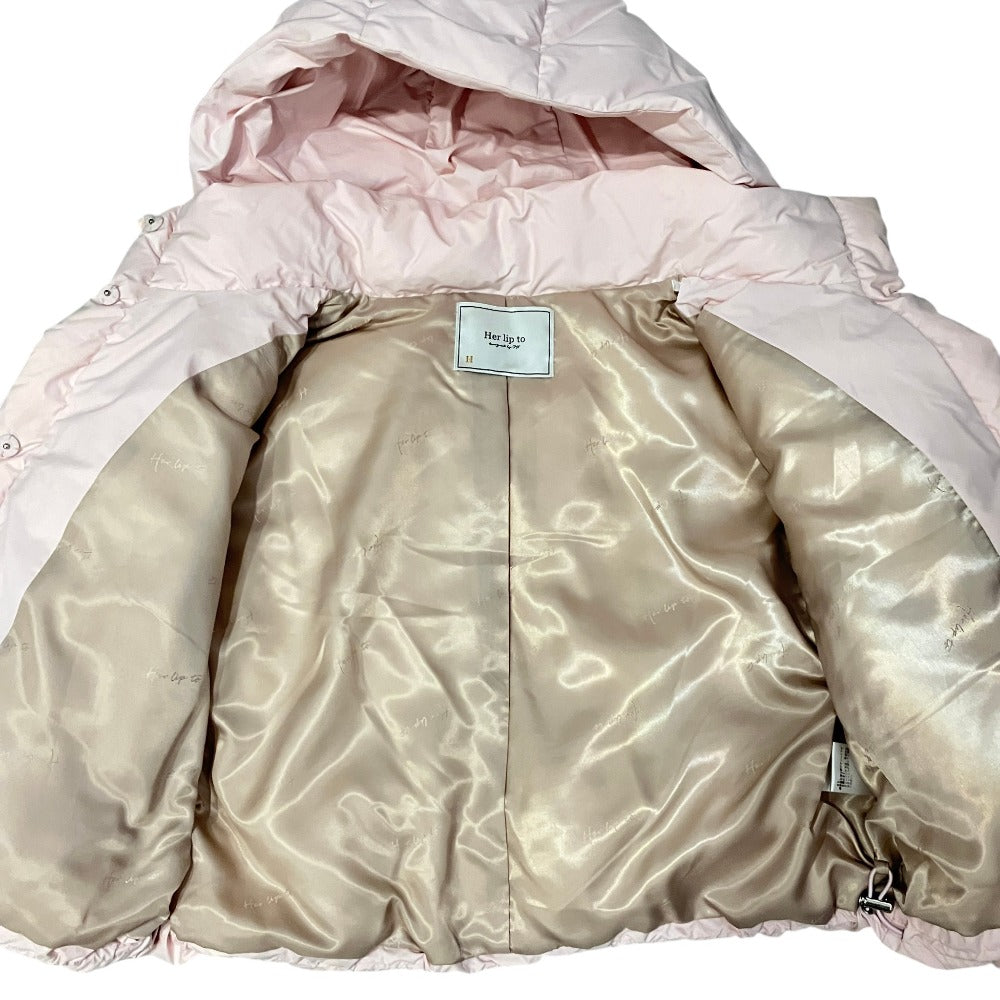 ハーリップトゥ Hooded Down Jacket ダウンジャケット