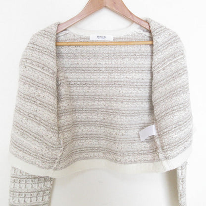 ハーリップトゥ Bristol Tweed Knit カーディガン