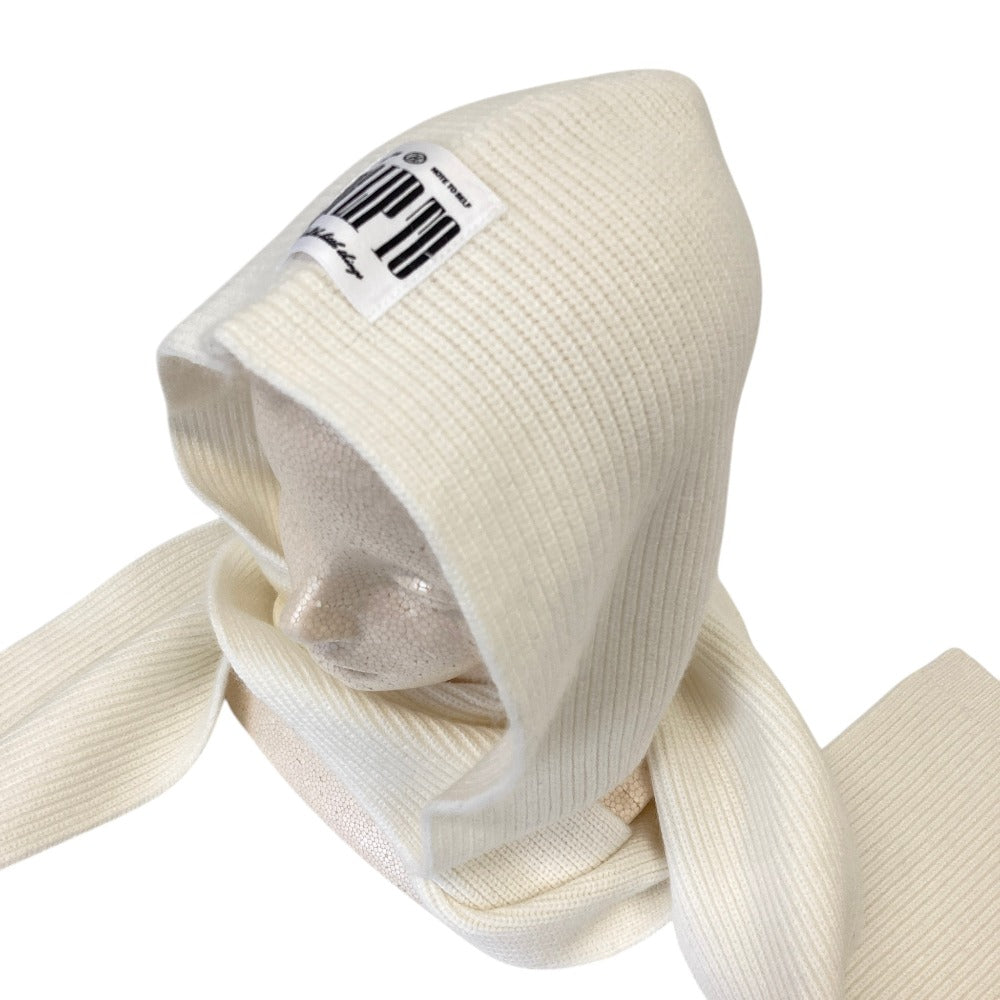 ハーリップトゥ Knit Hooded Stole ニットフード付きストール