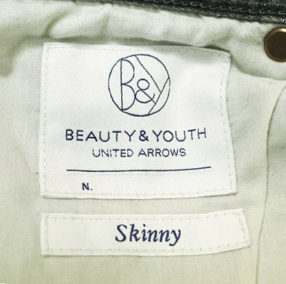 BEAUTY&YOUTH UNITED ARROWS シェービング デニム 5ポケット スキニー パンツ