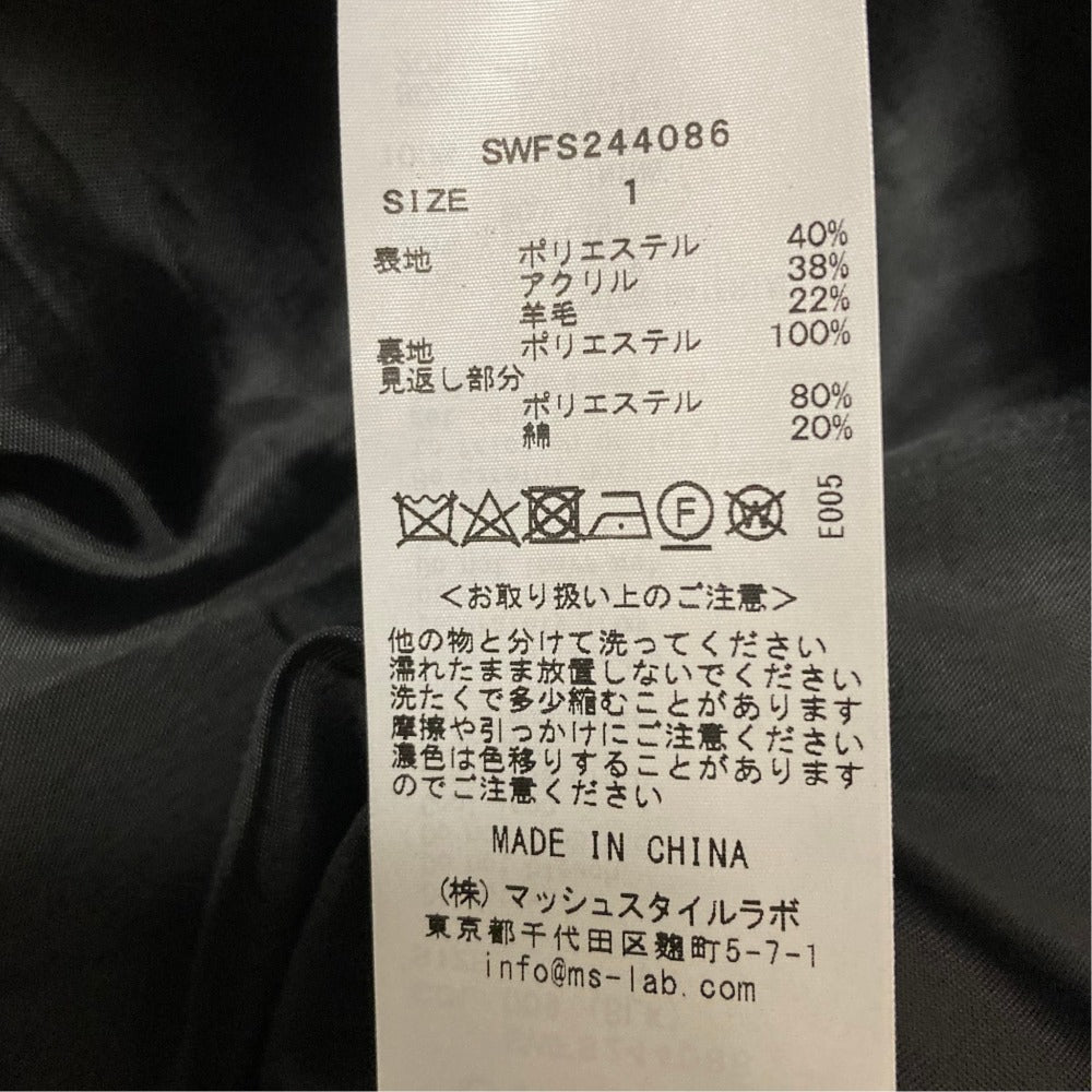 スナイデル ロービングチェックミニスカート
