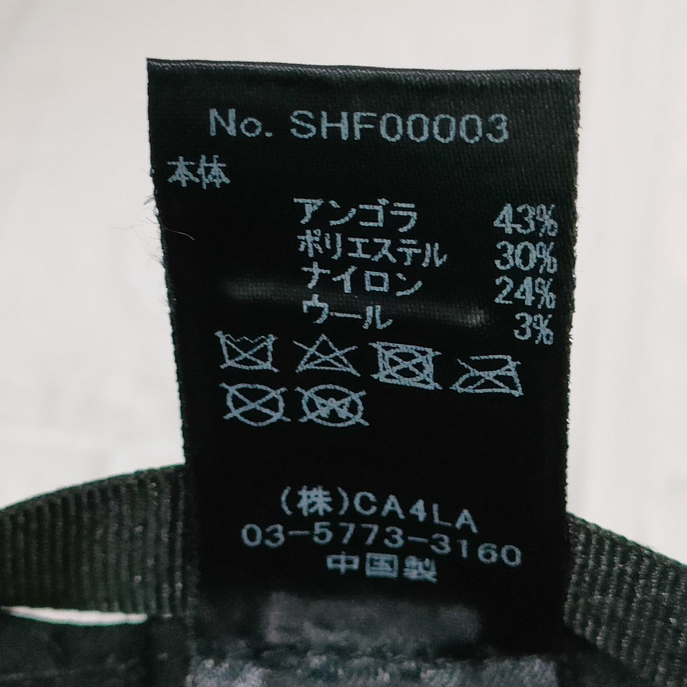 カシラ アンゴラバケットハット