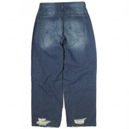 Danke Schon デストロイ デニム コットン デニム パンツ 限定