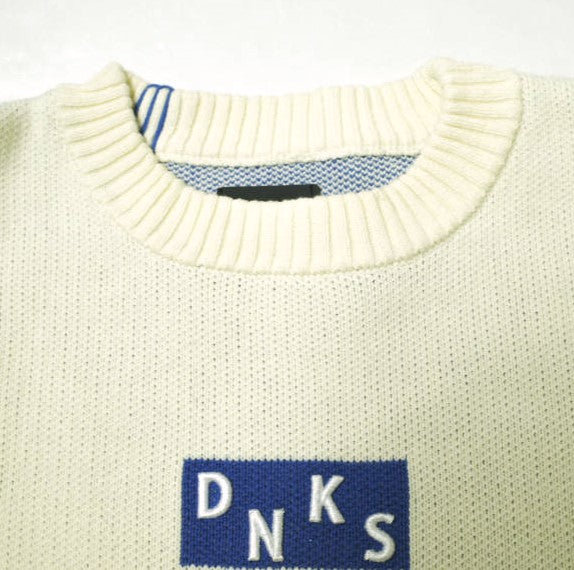 Danke Schon EMBROID クルーネック コットン ニット