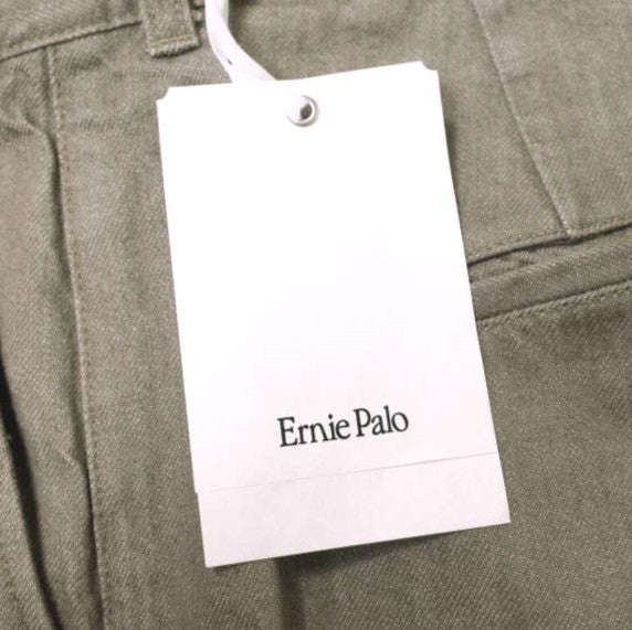 アーニーパロ COLOR DENIM コットン スラックス