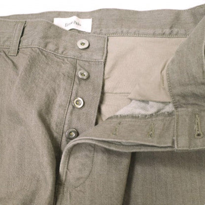 アーニーパロ COLOR DENIM コットン スラックス