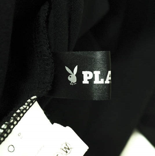 UNUSED × PLAYBOY フロッキー プリント コットン Tシャツ (限定)