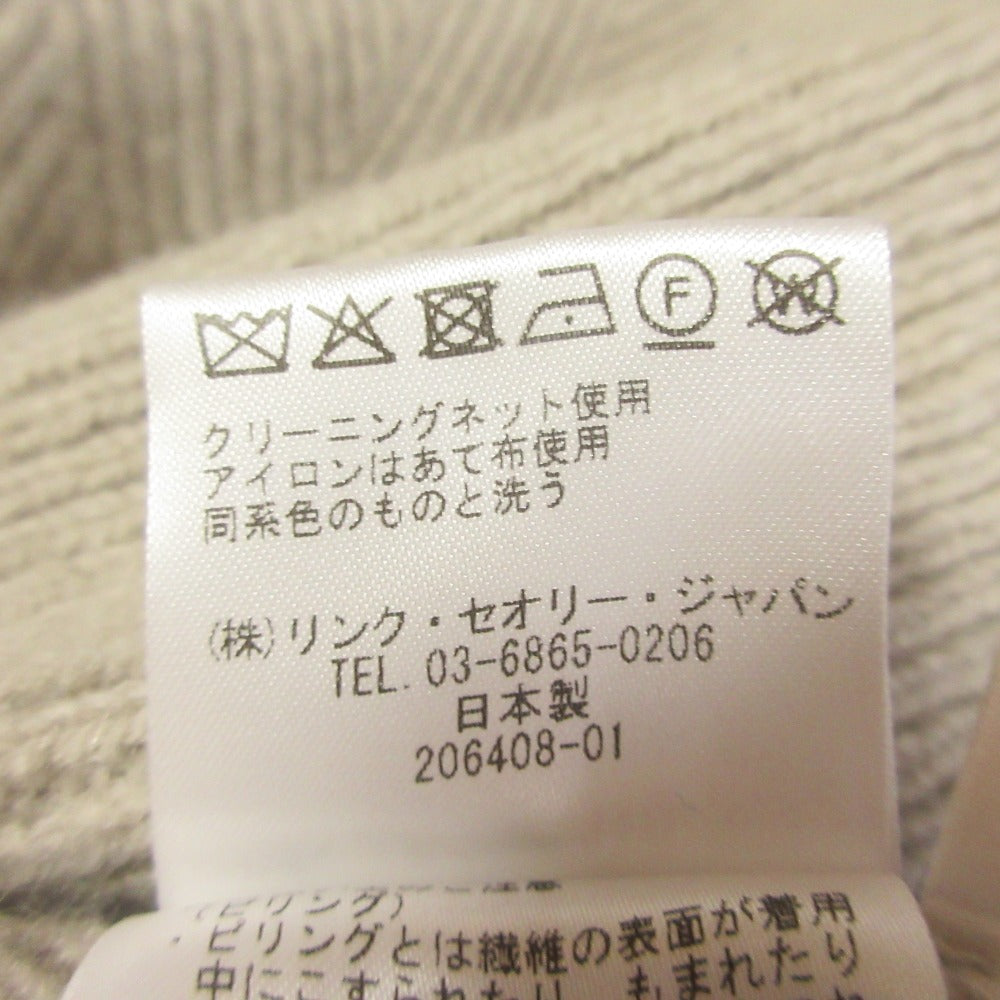 セオリー OLIBIA MOVING RIB PO カシミヤシルクニット