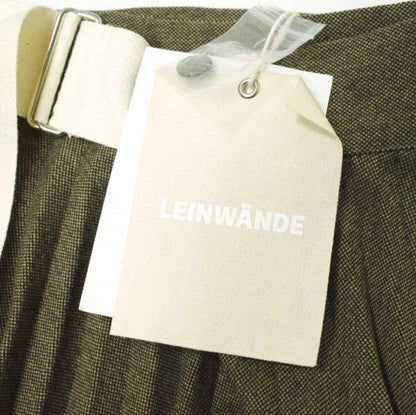 LEINWANDE プリーツ ラップ スカート ポリエステル