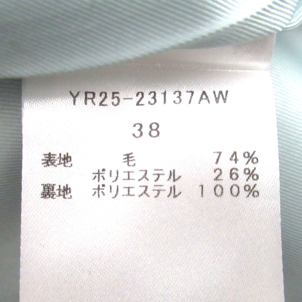 ヨリ ショートノーカラーコート
