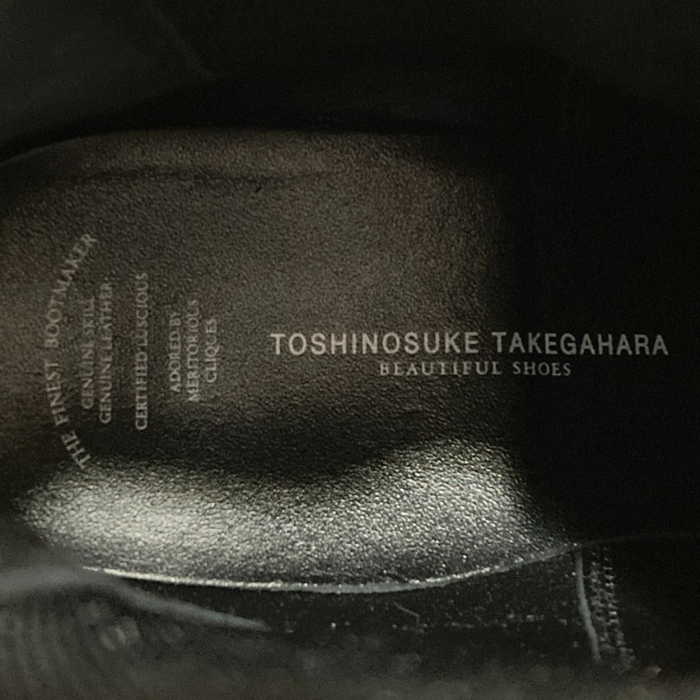 ビューティフルシューズ トシノスケタケガハラ レザーブーツ