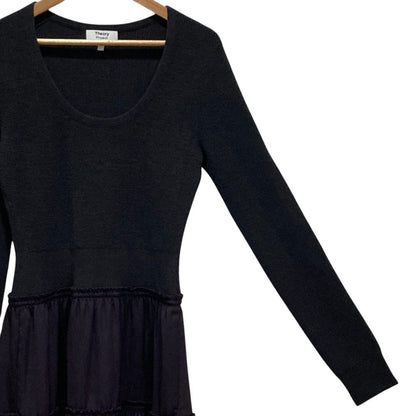 セオリープロジェクト ウールブレンドロングワンピース