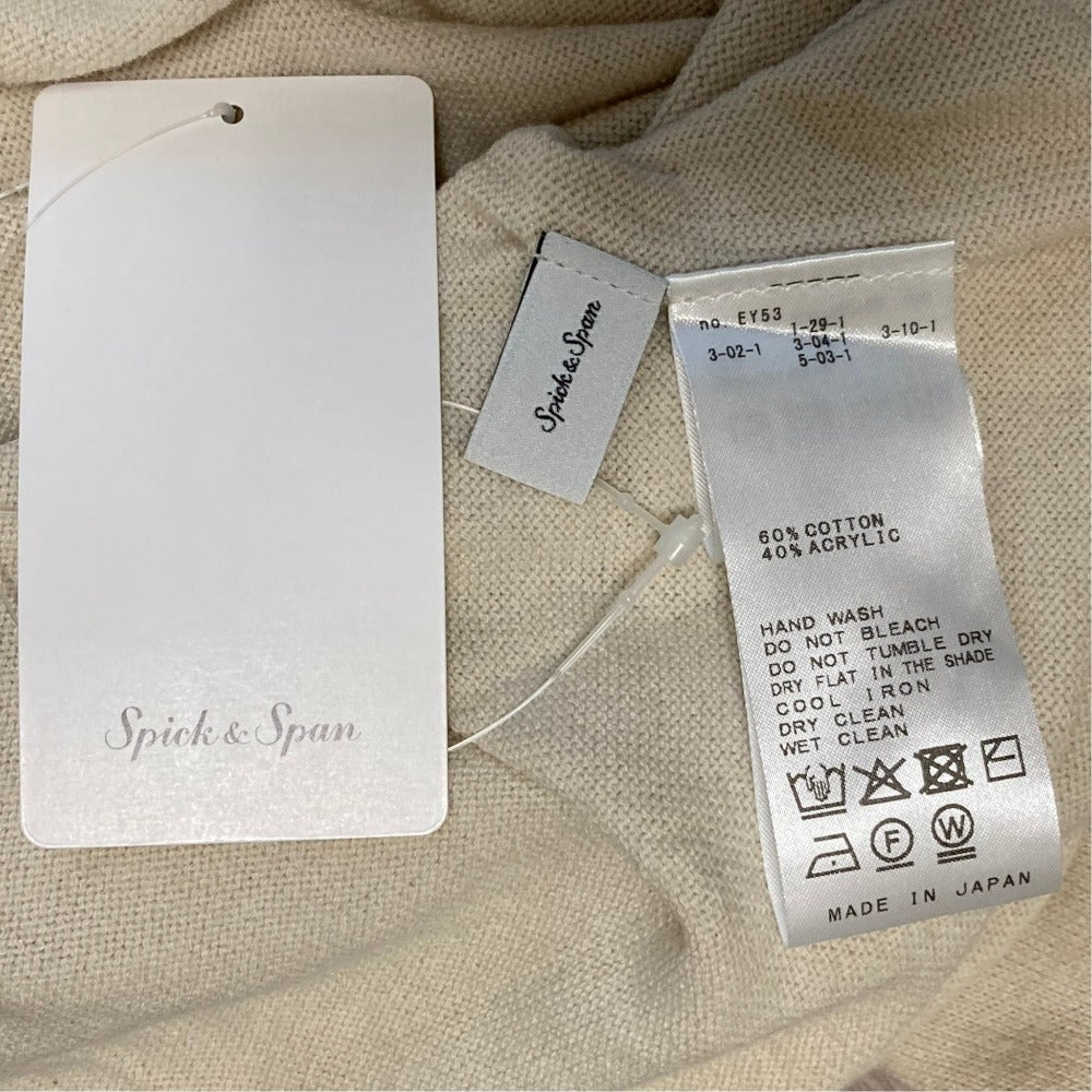 スピックアンドスパン ウールタートルネックニット
