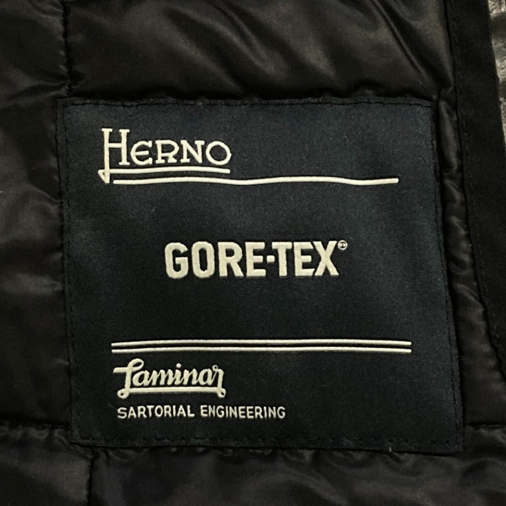 ヘルノ GORE-TEX フード付きダウンコート