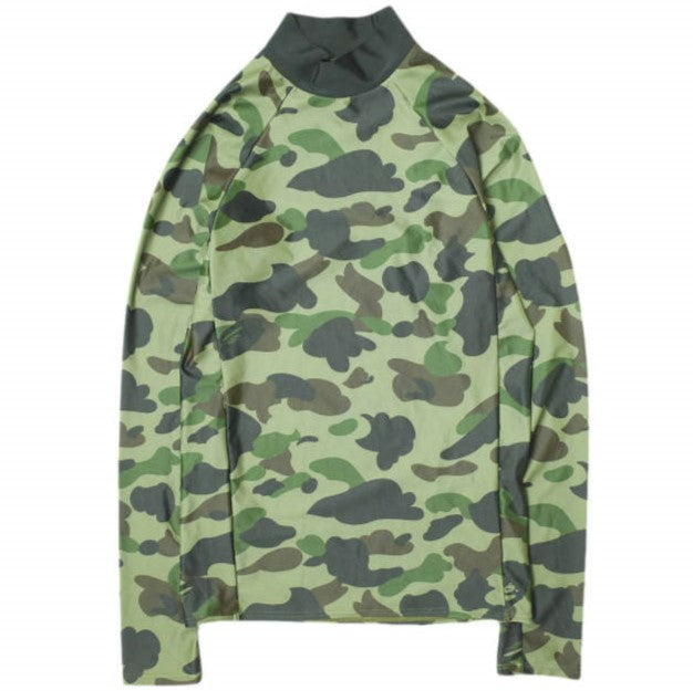 アベイシングエイプ 1ST CAMO ポリエステル ポリウレタン ラッシュガード