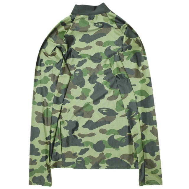 アベイシングエイプ 1ST CAMO ポリエステル ポリウレタン ラッシュガード