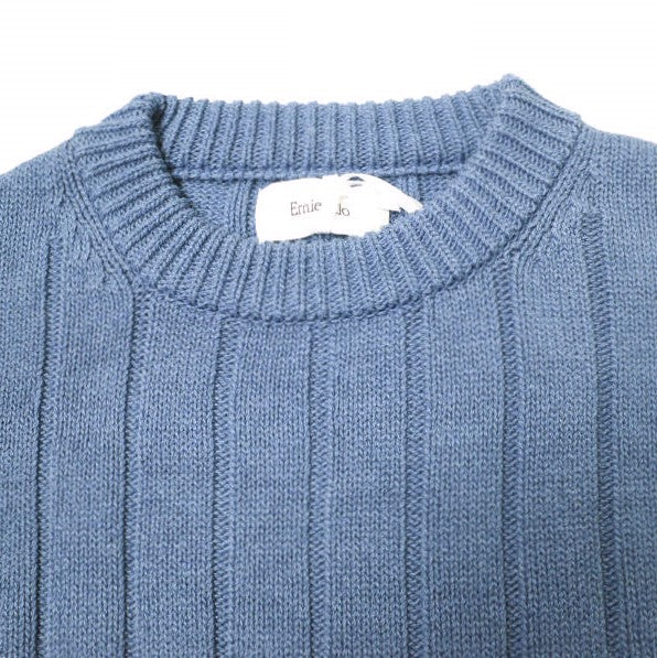アーニーパロ WIDE RIB KNIT コットンセーター