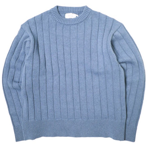 アーニーパロ WIDE RIB KNIT コットンセーター