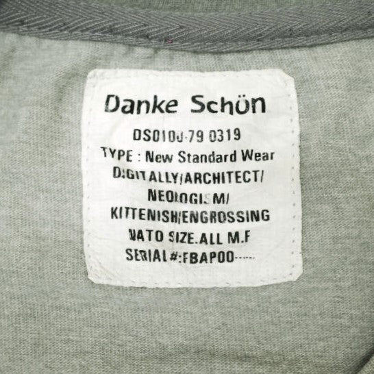Danke Schon ピグメント L/S Tシャツ コットン 長袖 Tシャツ