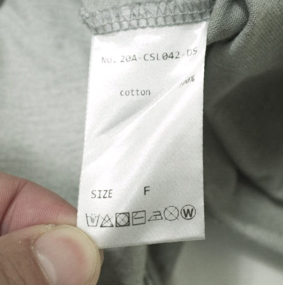 Danke Schon ピグメント L/S Tシャツ コットン 長袖 Tシャツ