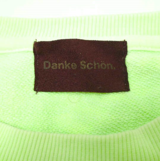 Danke Schon パラグラフ コットン スウェットシャツ