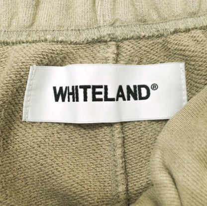WHITELAND 21SS ロゴ プリント コットン パンツ