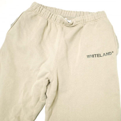 WHITELAND 21SS ロゴ プリント コットン パンツ