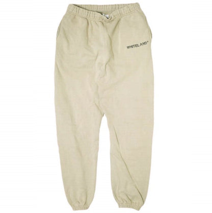 WHITELAND 21SS ロゴ プリント コットン パンツ