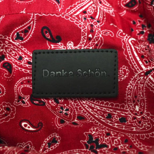 Danke Schon ペイズリー レイヤード コットン シャツ