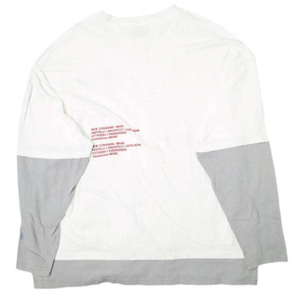 Danke Schon レイヤード ロング スリーブ Tシャツ コットン トップ