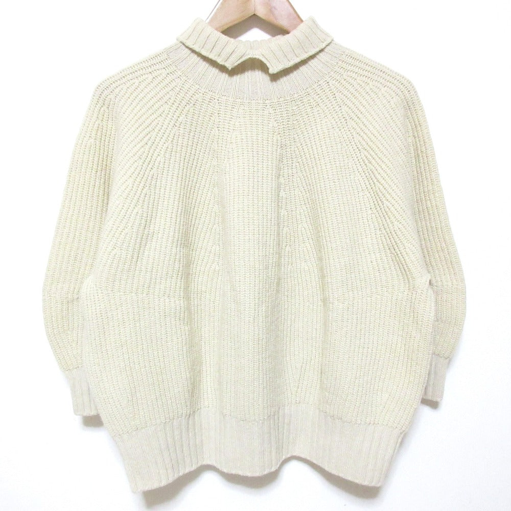 アンフィル SUPERFINE LAMBS CHENILLE リブハイネックニット
