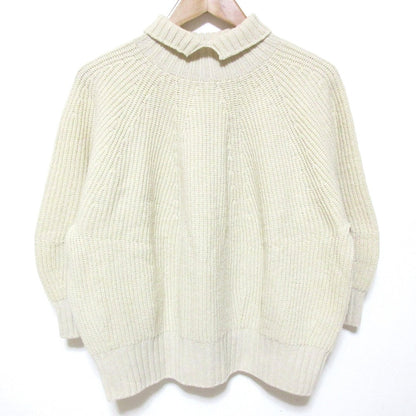 アンフィル SUPERFINE LAMBS CHENILLE リブハイネックニット