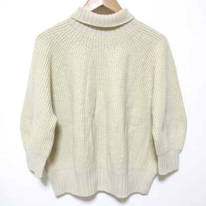 アンフィル SUPERFINE LAMBS CHENILLE リブハイネックニット