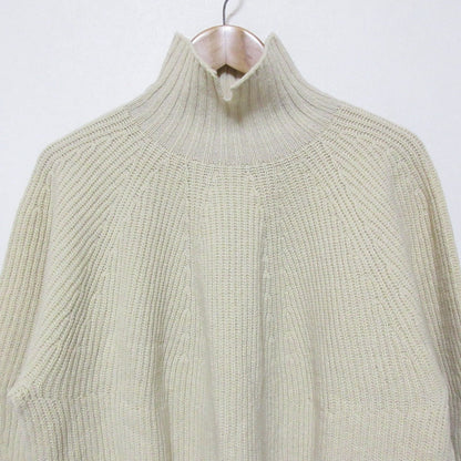 アンフィル SUPERFINE LAMBS CHENILLE リブハイネックニット