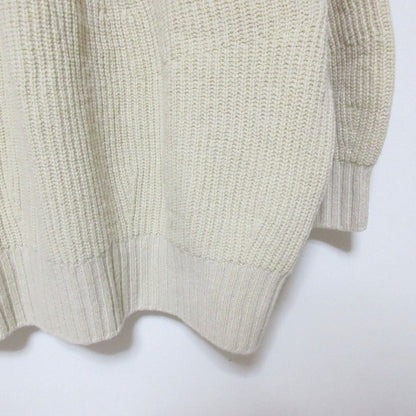 アンフィル SUPERFINE LAMBS CHENILLE リブハイネックニット