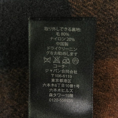 コーチ ウールライナー トレンチコート