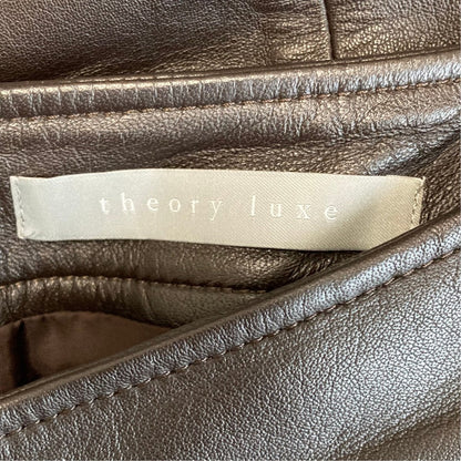 セオリーリュクス SOFTHAND LEATHER ラムレザースカート